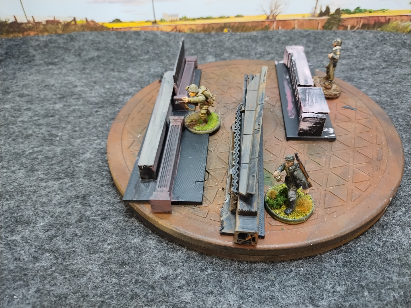 Road Block Set #J - 28mm/Painted