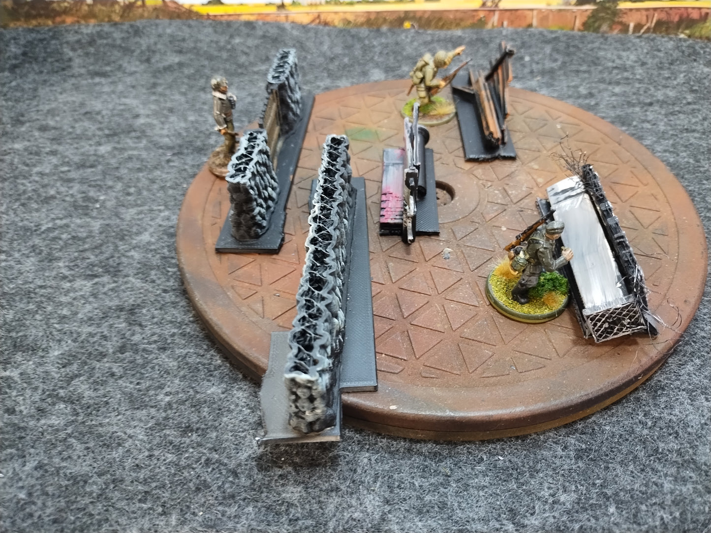 Road Block Set #O - 28mm/Painted