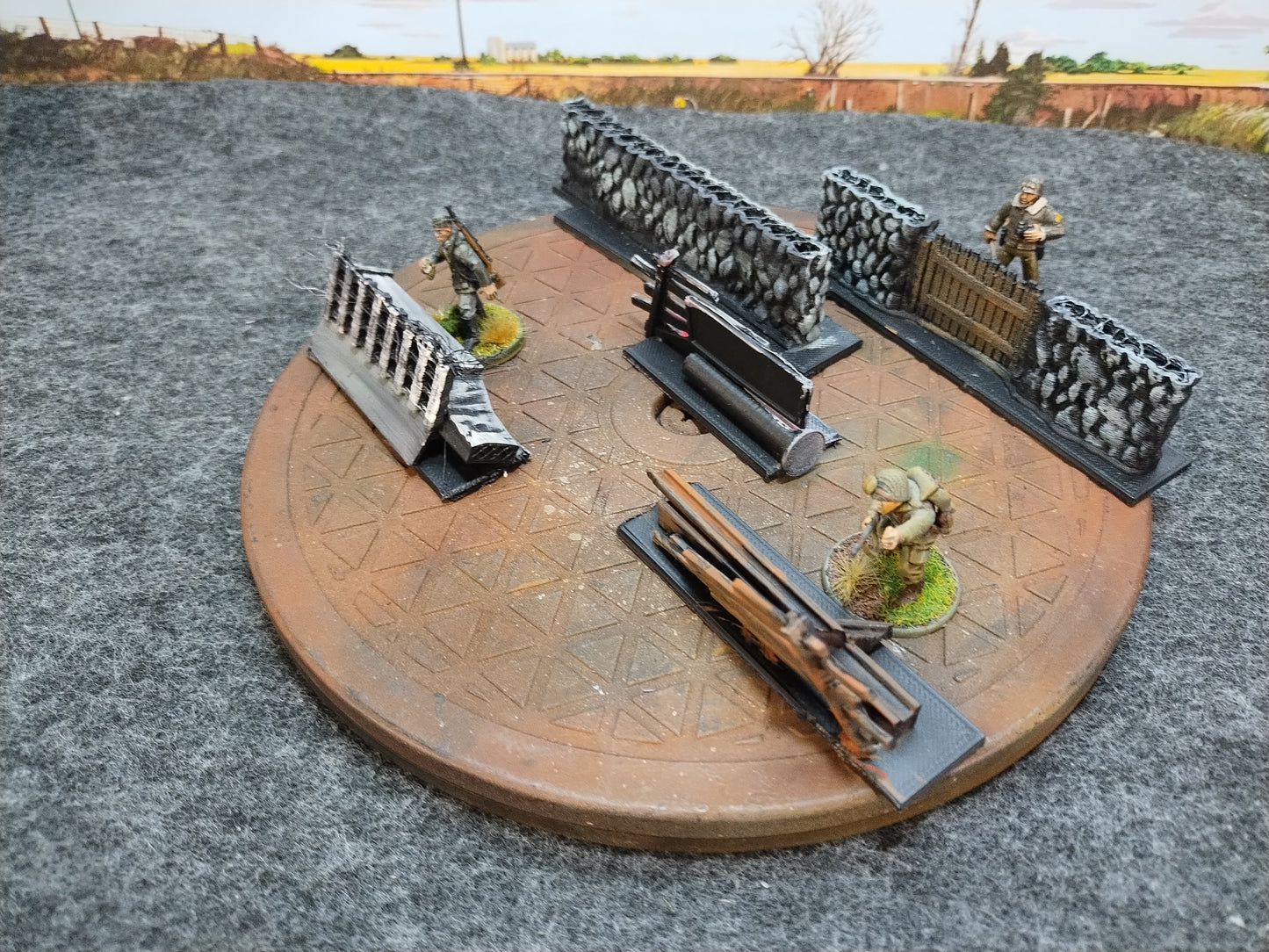 Road Block Set #O - 28mm/Painted