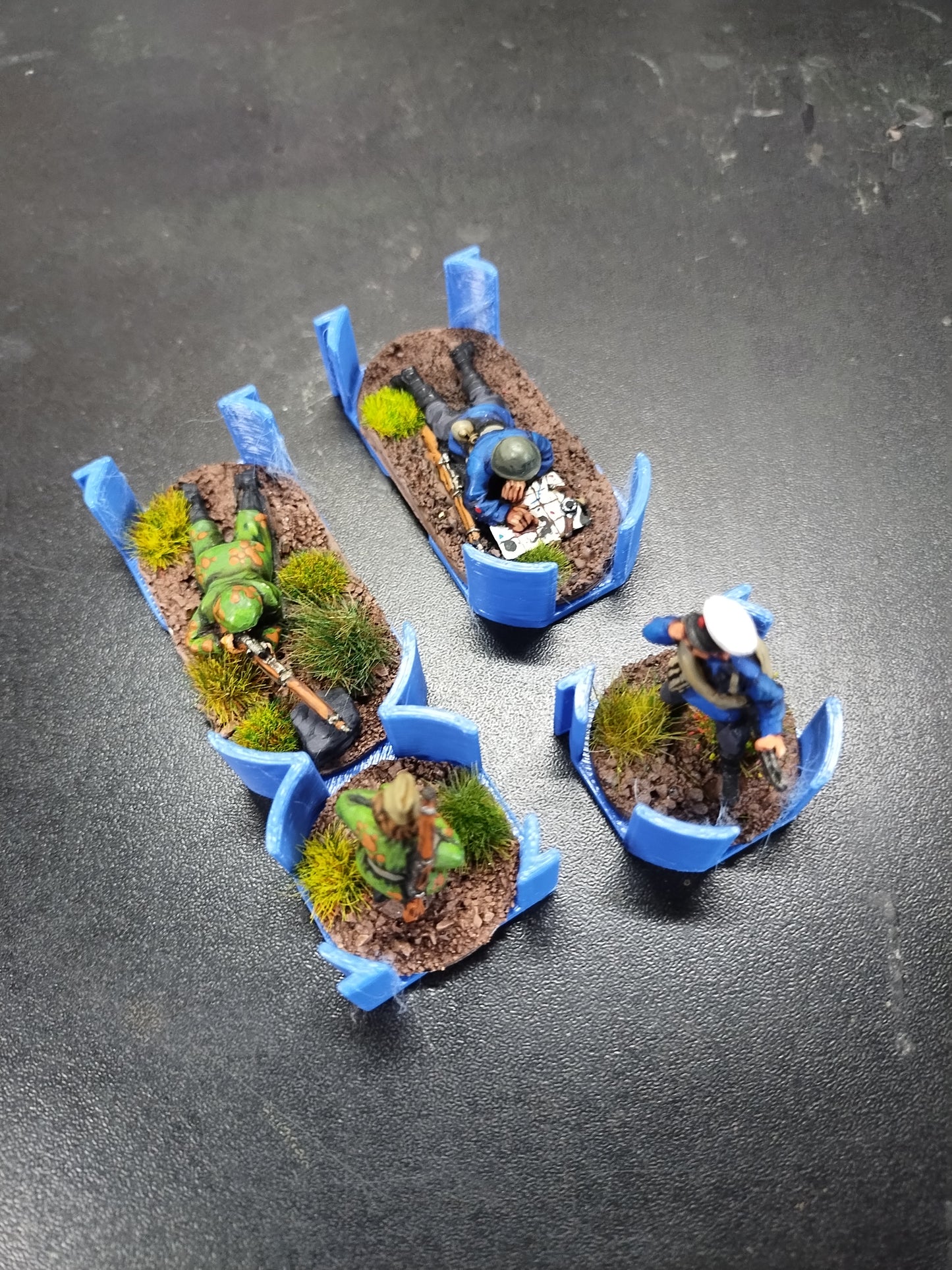 Minatare Holder for 28mm Miniatures Lozenges Bundle - Blue