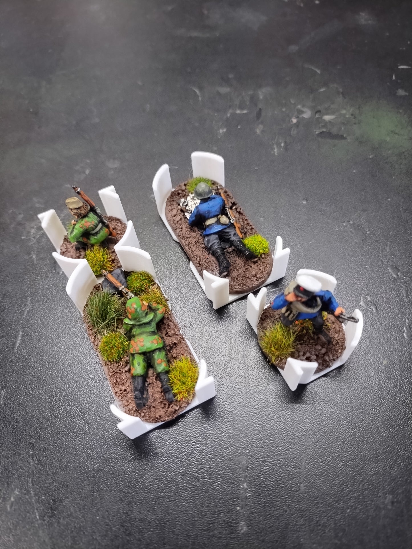 Minatare Holder for 28mm Miniatures Lozenges Bundle - White