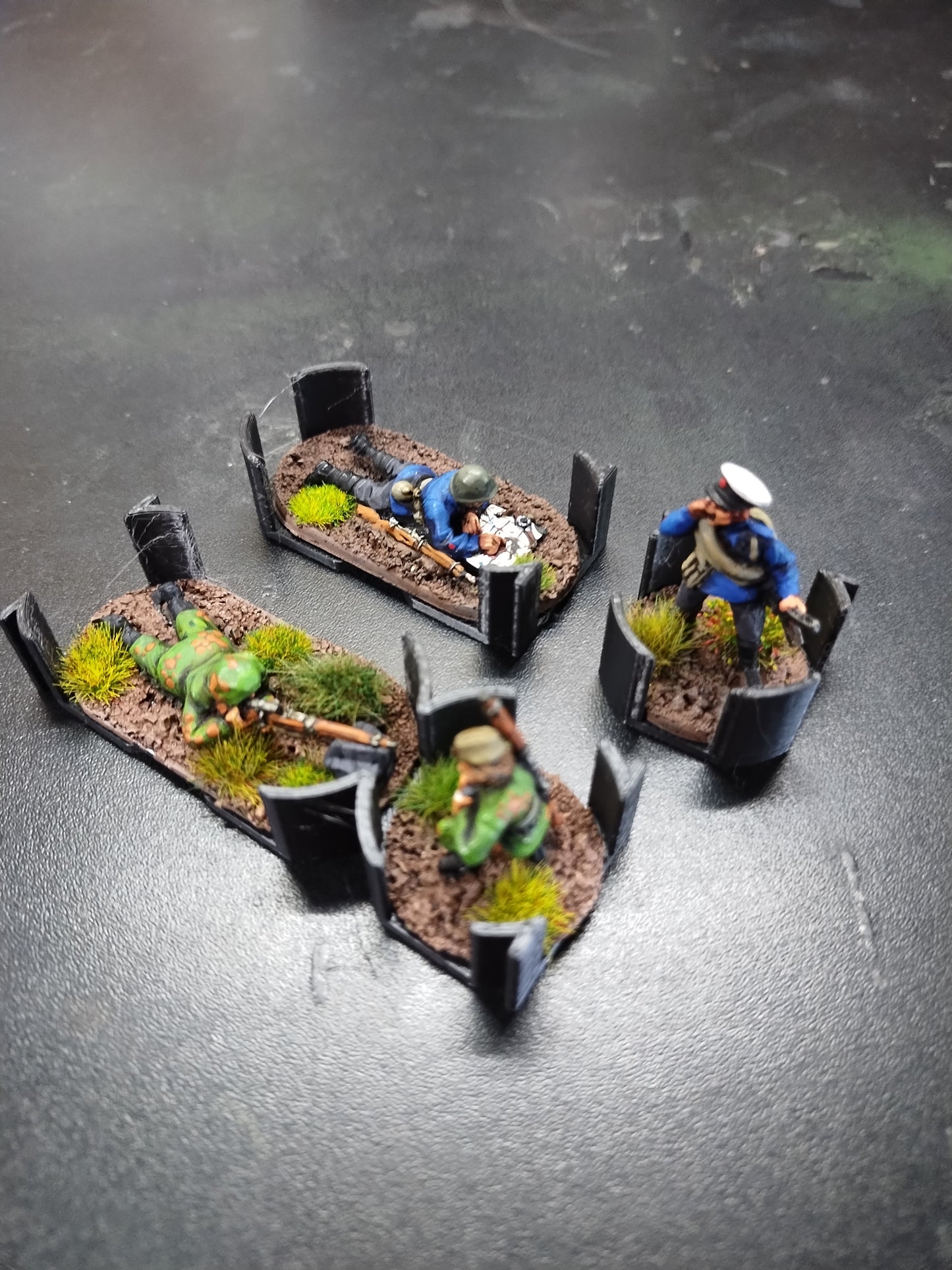 Minatare Holder for 28mm Miniatures Lozenges Bundle - Black