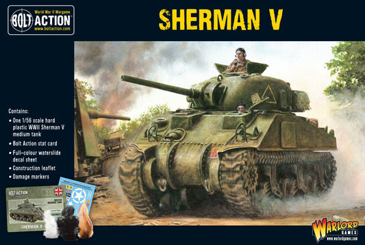 British Sherman V Tank - Bolt Action