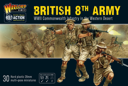 British 8th Army Infantry - Bolt Action