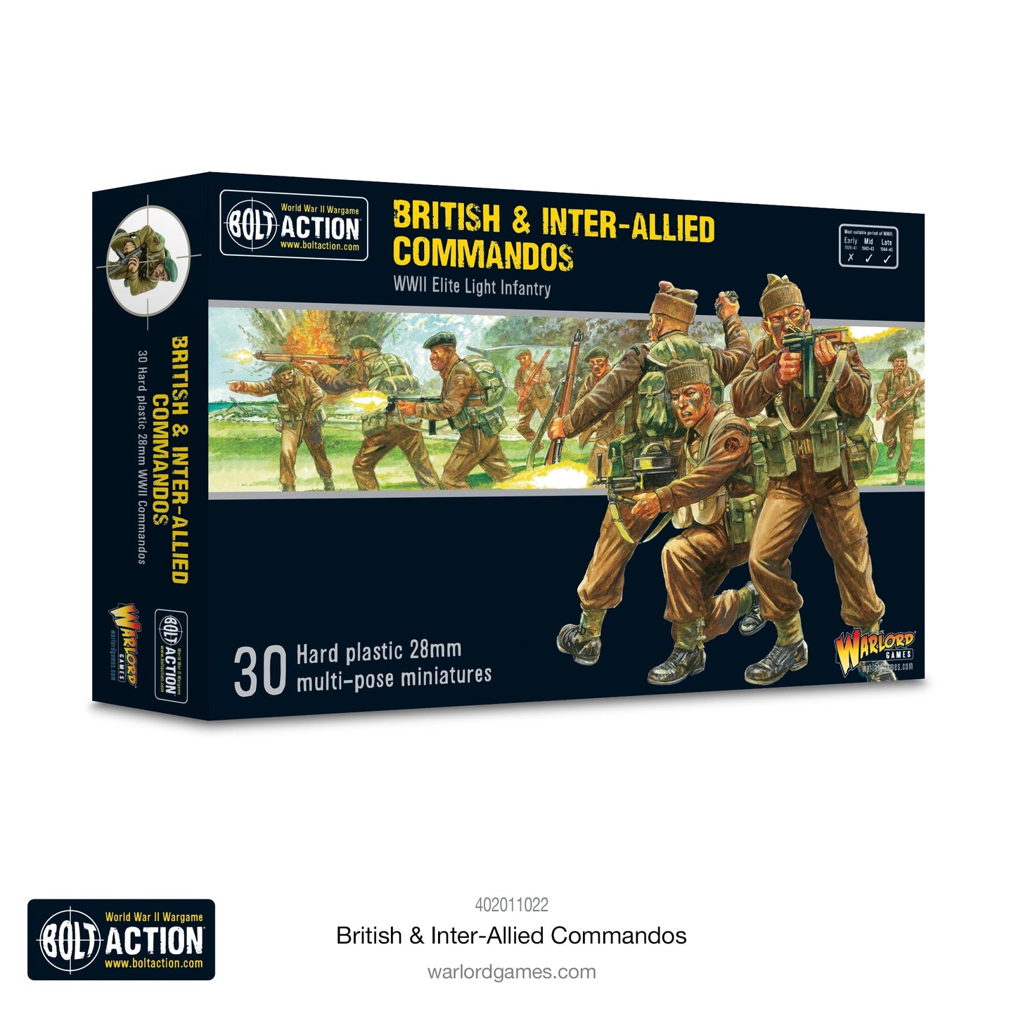 British & Inter-Allied Commandos - Bolt Action