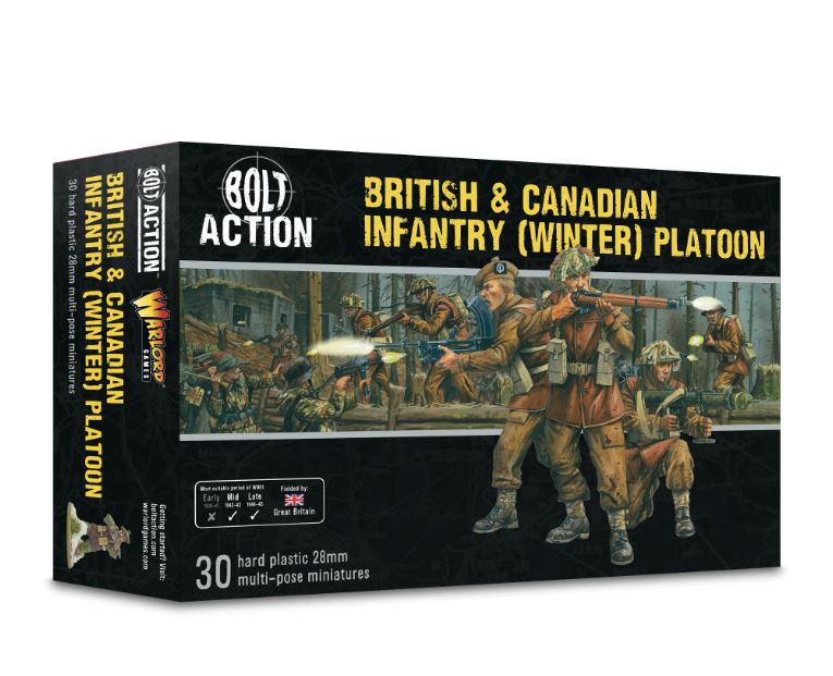 British & Canadian Infantry Winter - Bolt Action