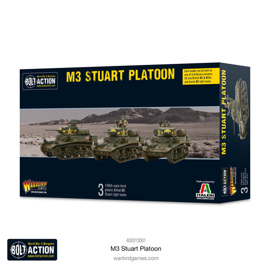 US M3 Stuart Platoon - Bolt Action