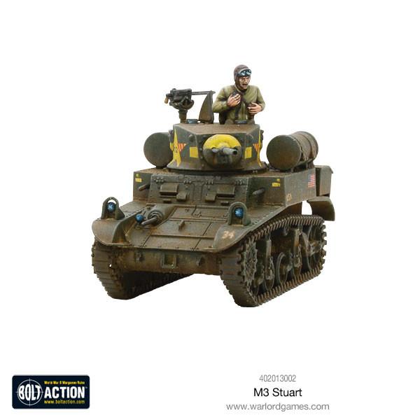 US M3 Stuart Light Tank - Bolt Action