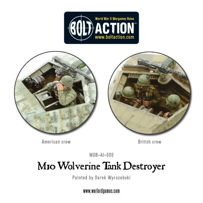 US M10 Tank Destroyer/Wolverine - Bolt Action