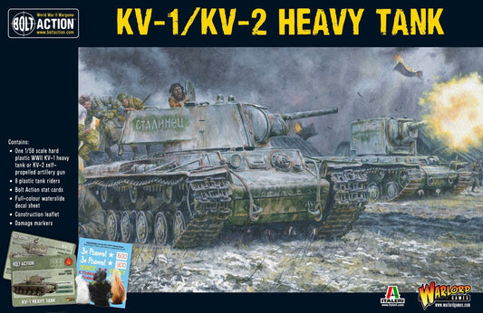 Soviet KV 1/2 Heavy Tank - Bolt Action