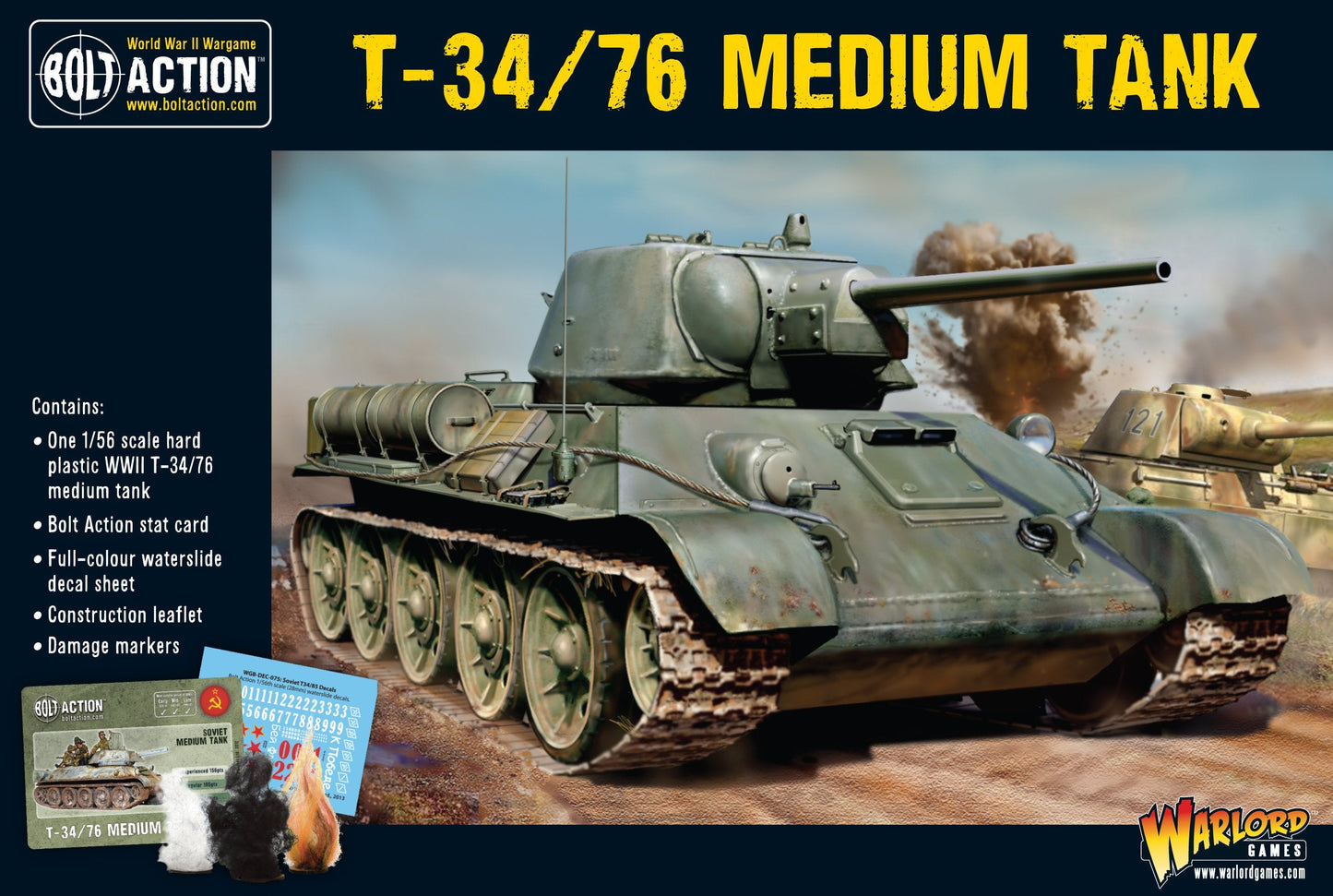 Soviet T34/76 Medium Tank - Bolt Action