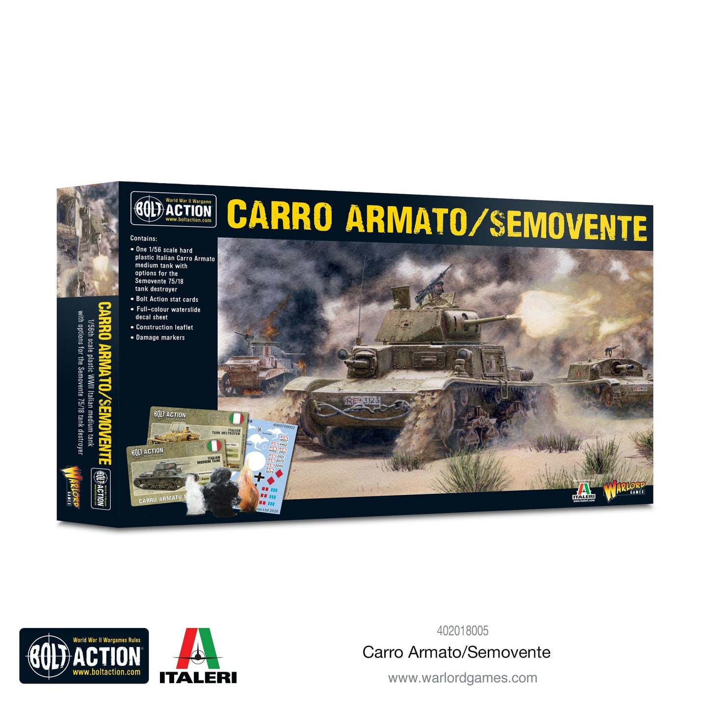 Italian Carro Armato/Semovente - Bolt Action