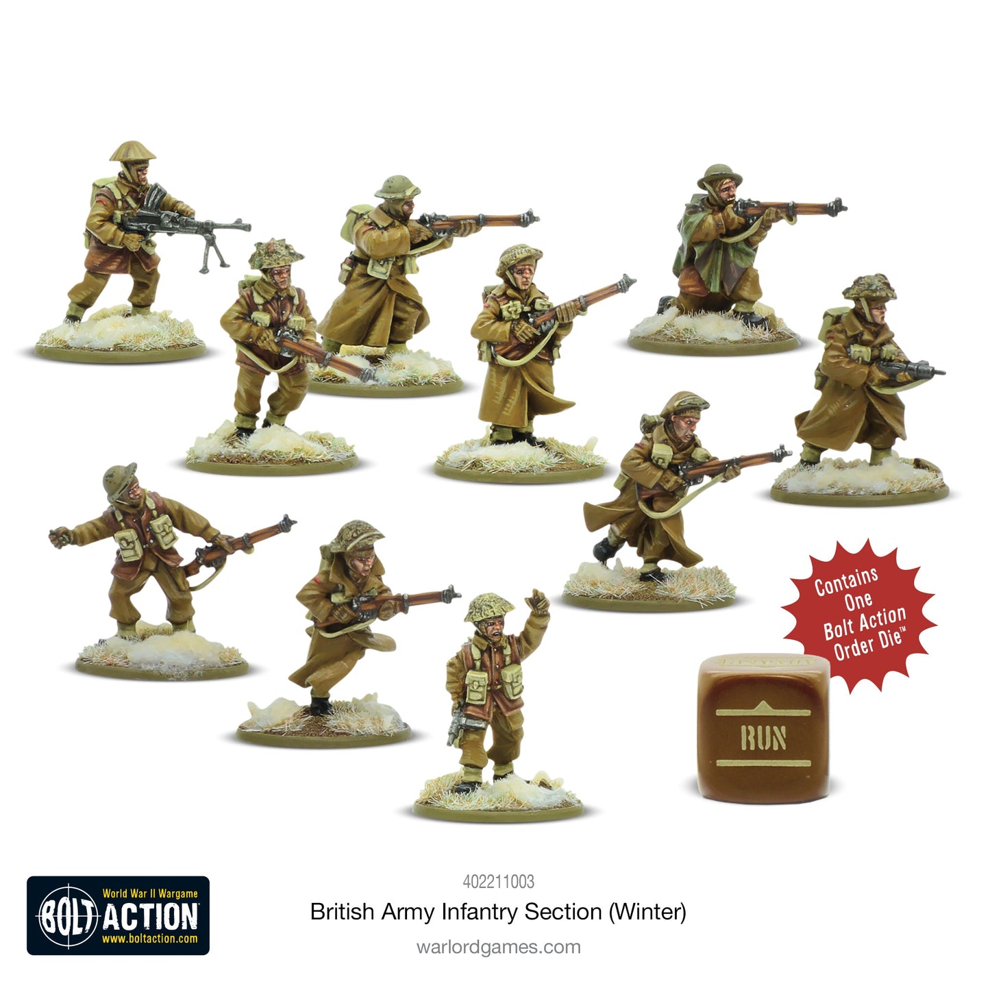 British Infantry section Winter - Bolt Action