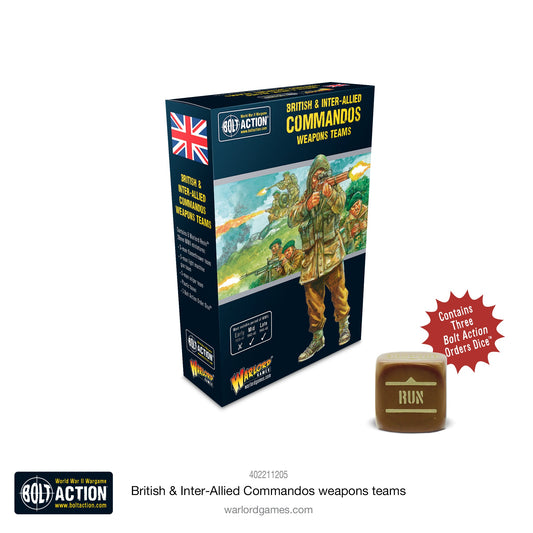 British & Inter-Allied Commandos weapons teams - Bolt Action