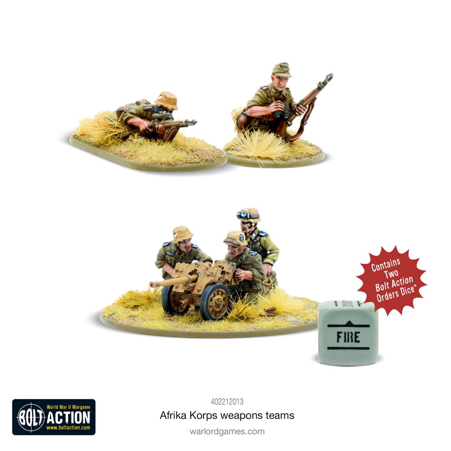 German Afrika Korps Weapons Team - Bolt Action