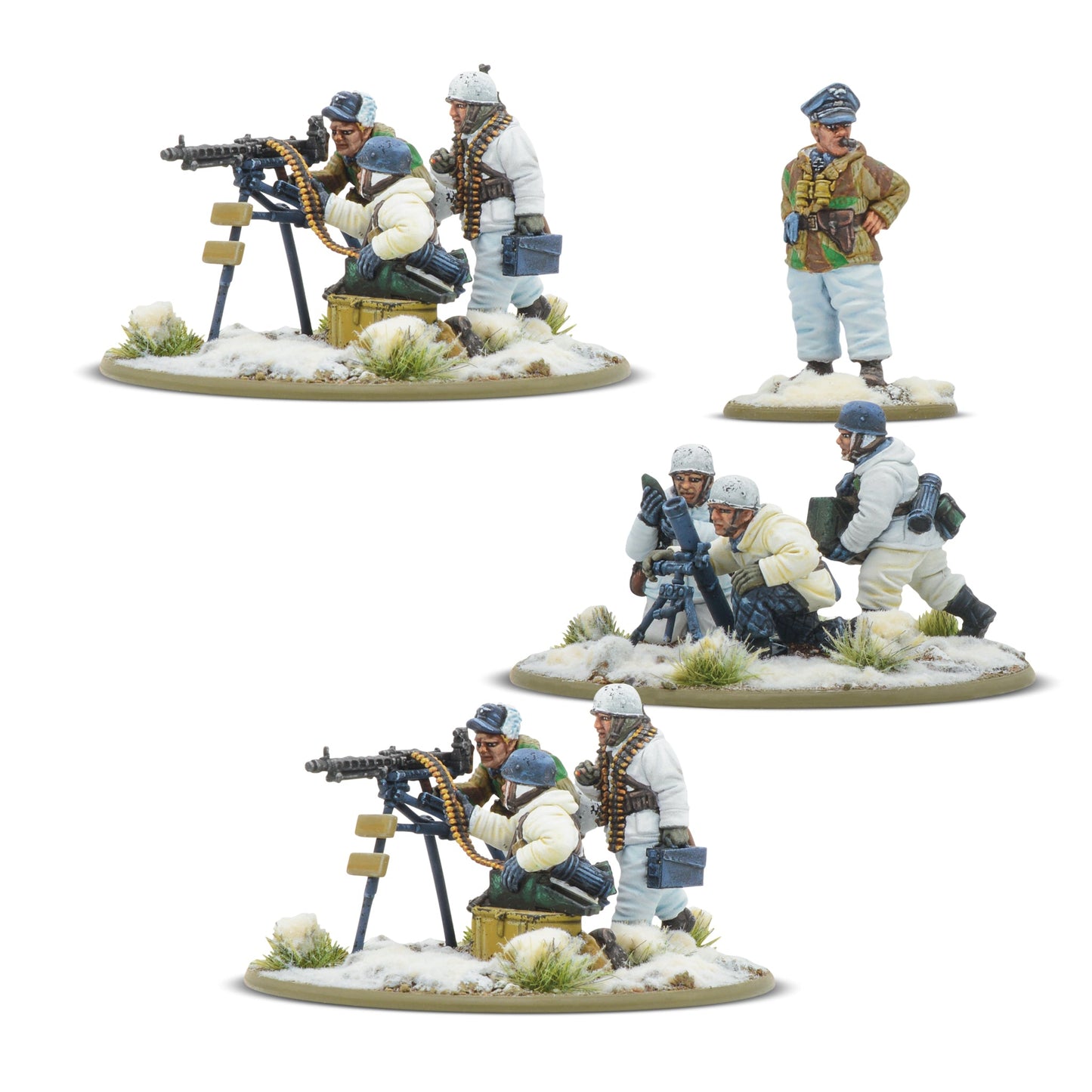 German Fallschirmjäger Heavy Weapons Platoon Winter - Bolt Action