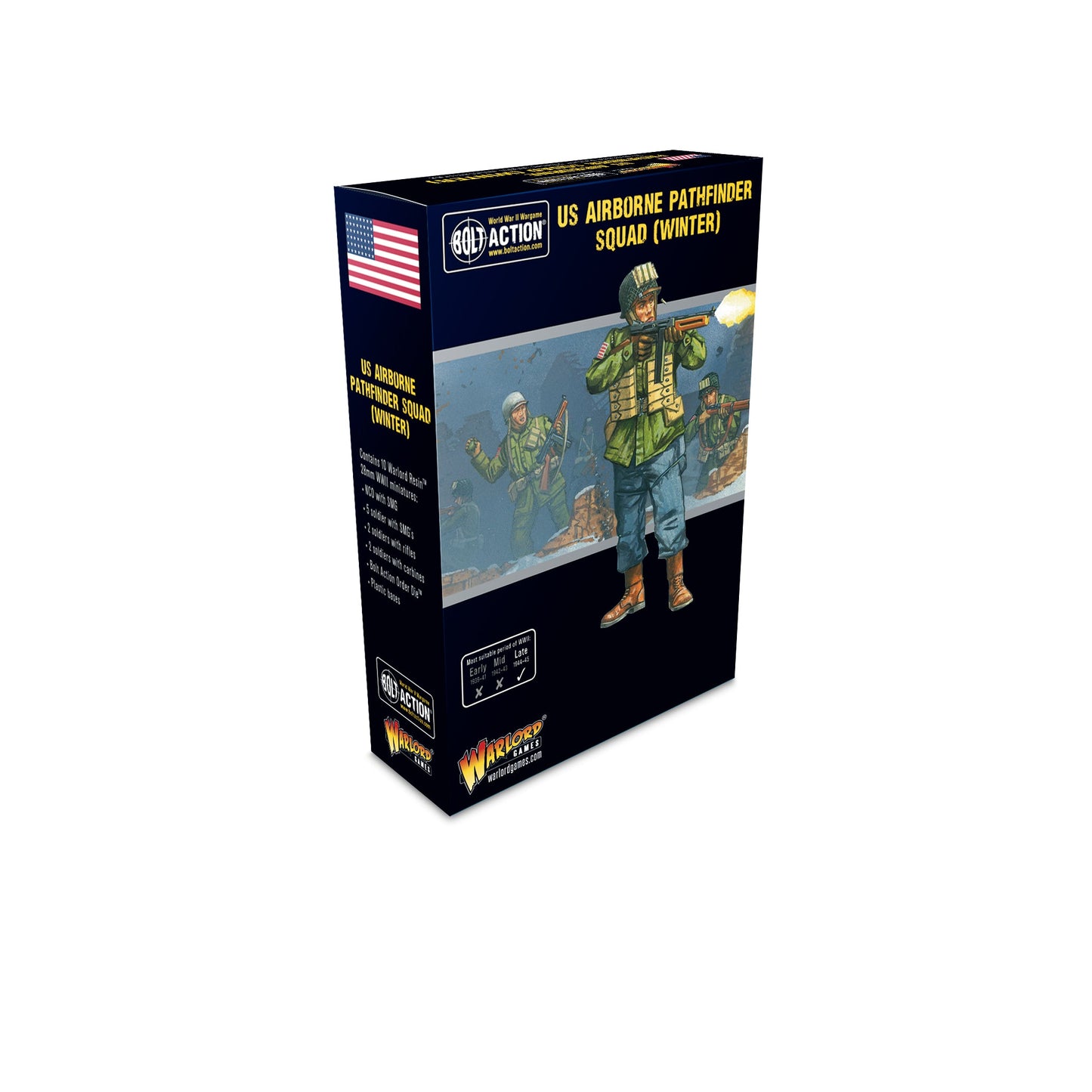 US Airborne Pathfinder squad Winter - Bolt Action