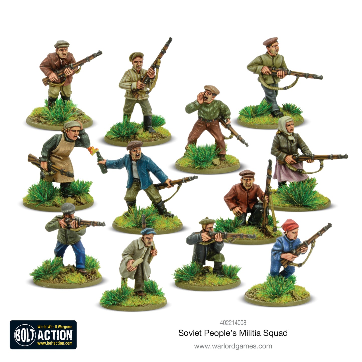 Soviet Peoples Militia Squad - Bolt Action