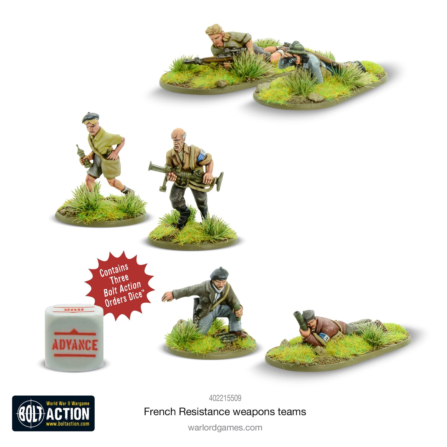 French Resistance Weapons Team - Bolt Action