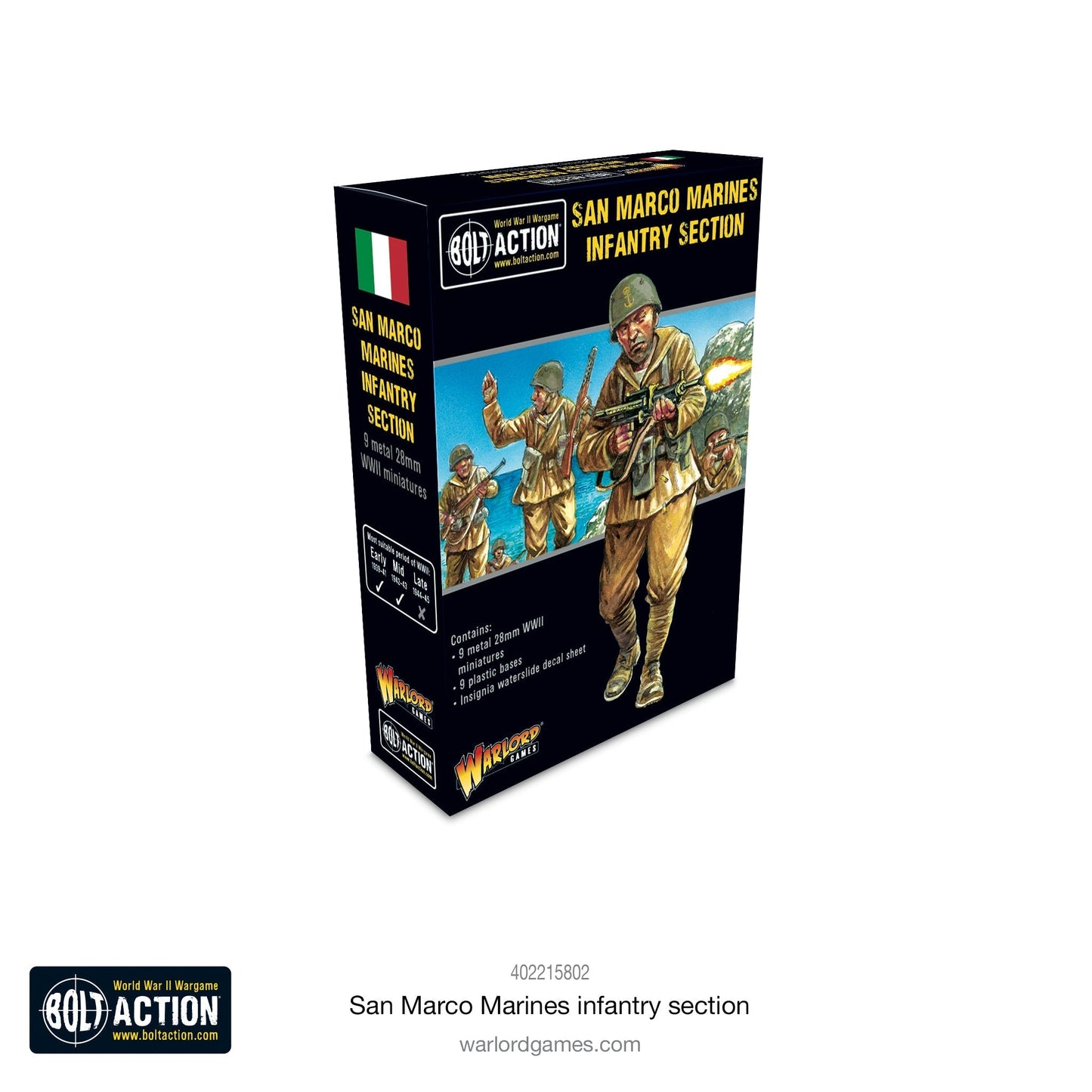 Italian San Marco Marines Infantry Section - Bolt Action