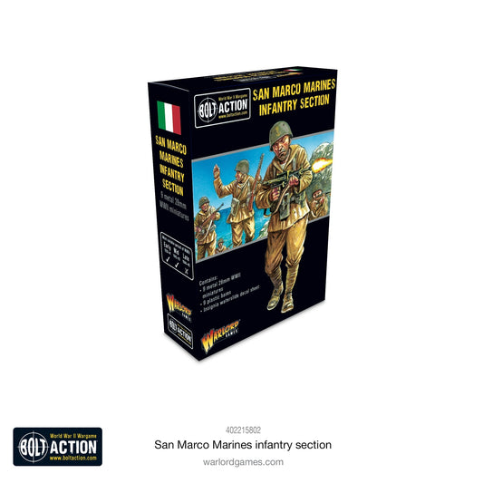 Italian San Marco Marines Infantry Section