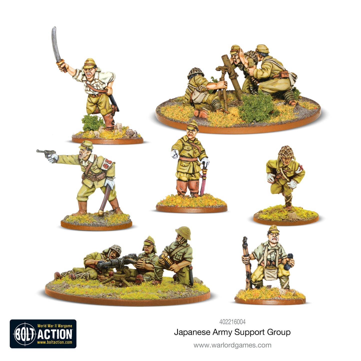 Japanese Army support group - Bolt Action