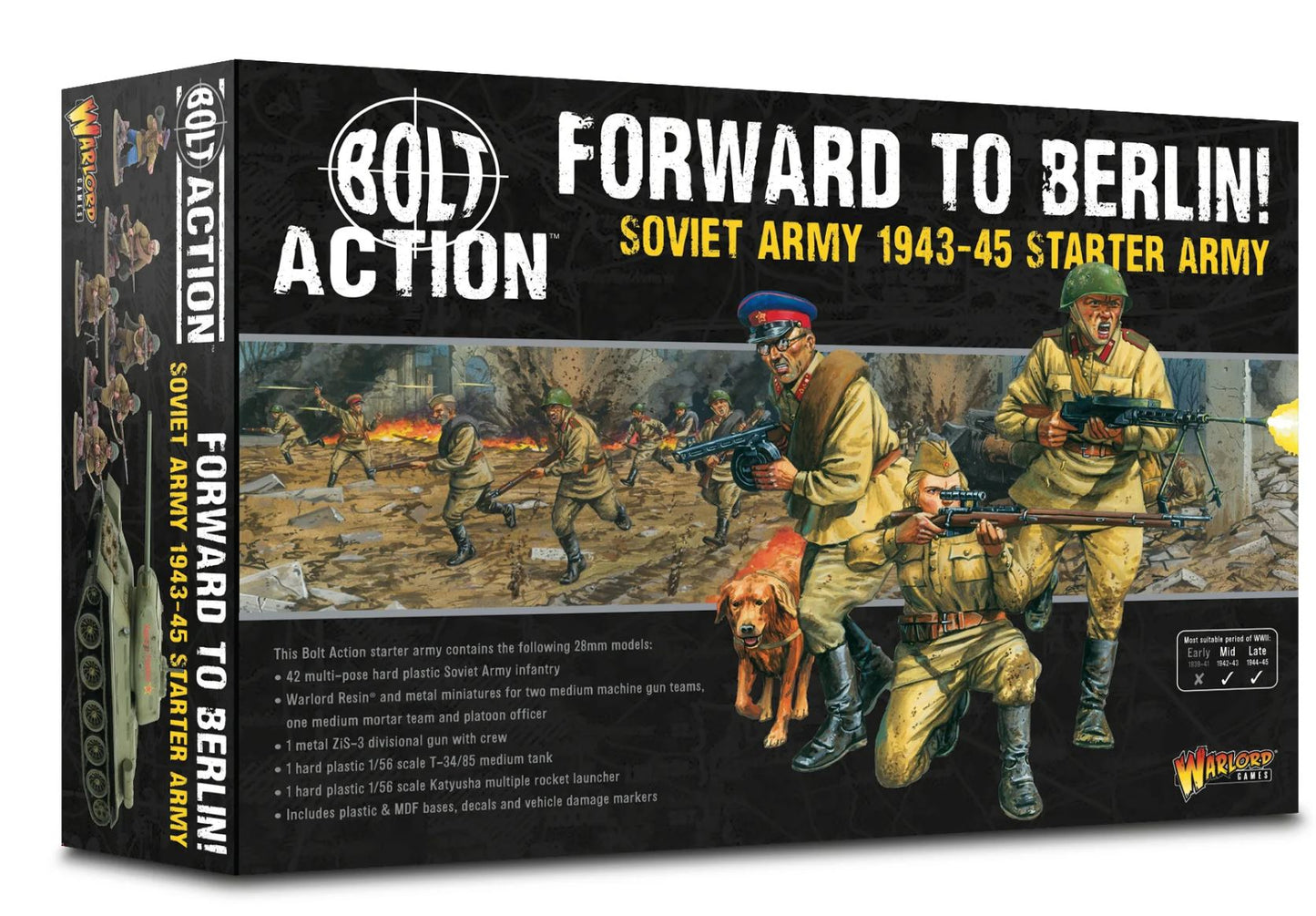 Forward to Berlin! - Soviet Army 1943-45 starter army - Bolt Action