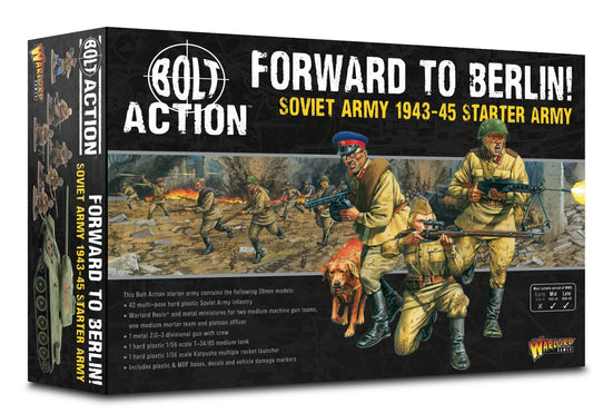Forward to Berlin! - Soviet Army 1943-45 starter army - Bolt Action