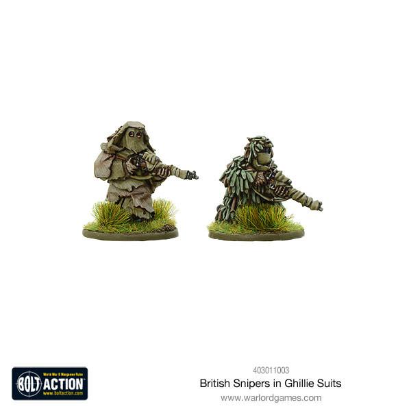 British Snipers in Ghillie suits - Bolt Action