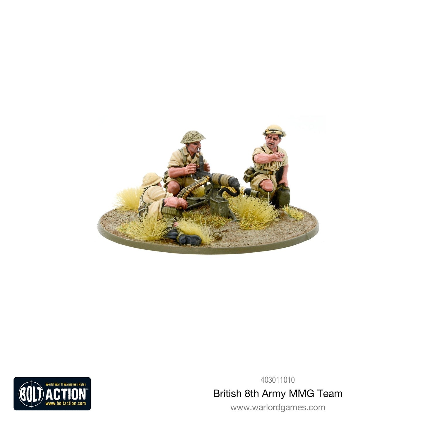 British 8th Army MMG Team - Bolt Action