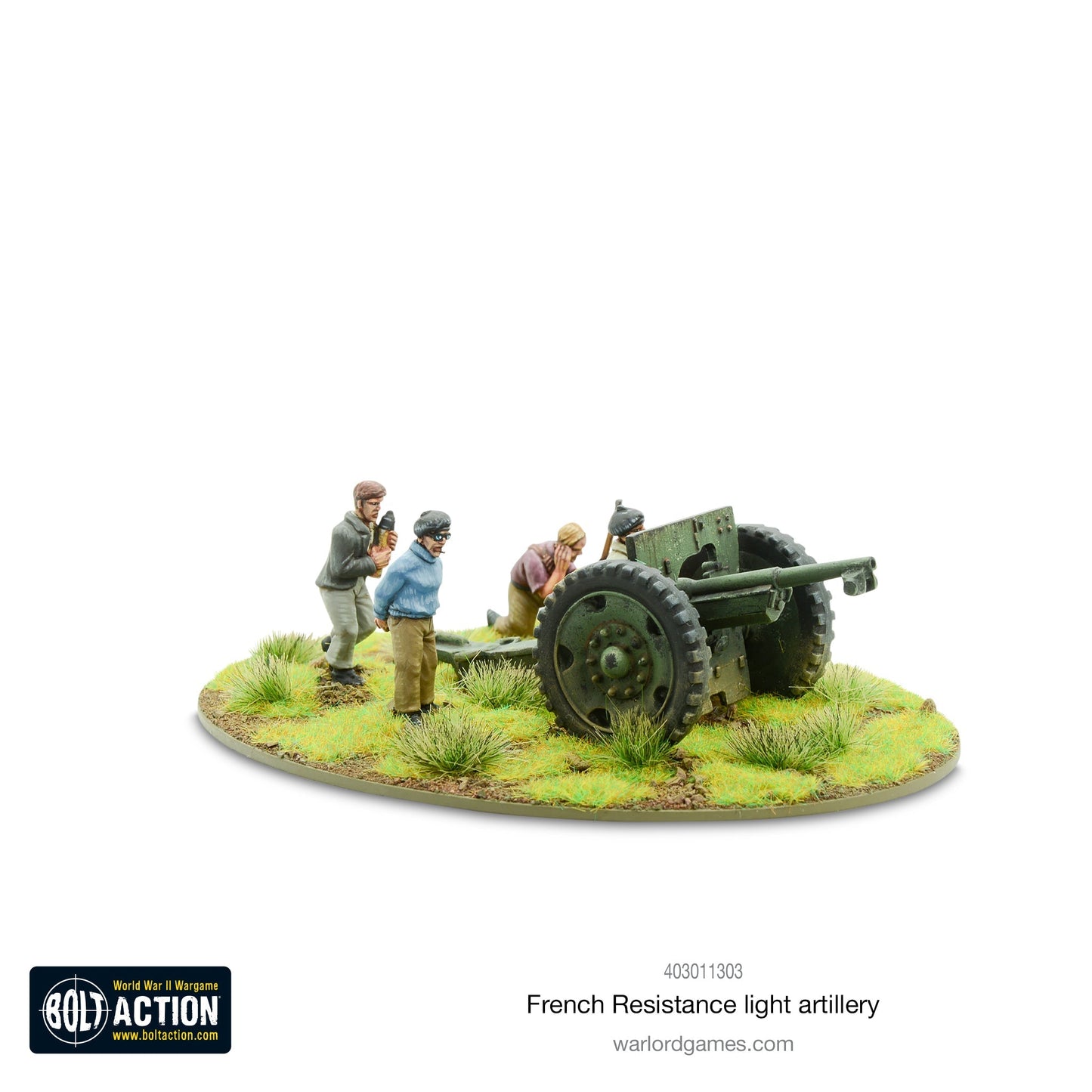 French Resistance Light Artillery - Bolt Action