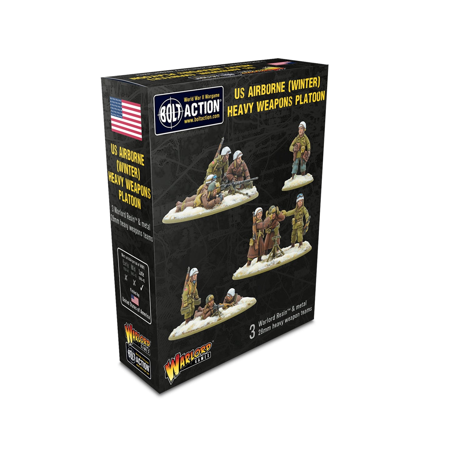 US Airborne Heavy Weapon Platoon Winter - Bolt Action