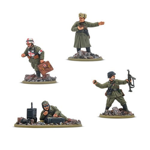 German Veteran Infantry HQ - Bolt Action