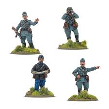 Italian Army Platoon commanders - Bolt Action