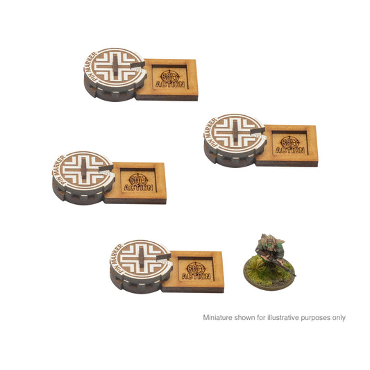 Bolt Action Unit Pin Markers - German