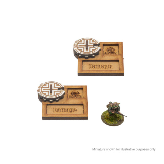 Bolt Action Vehicle Pin Markers - German