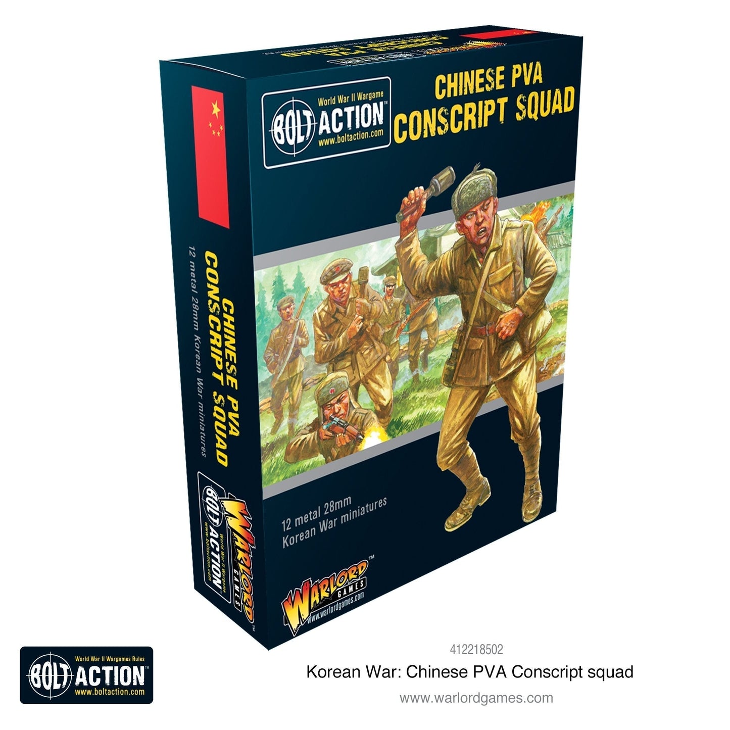 Chinese PVA Conscript Squad - Bolt Action