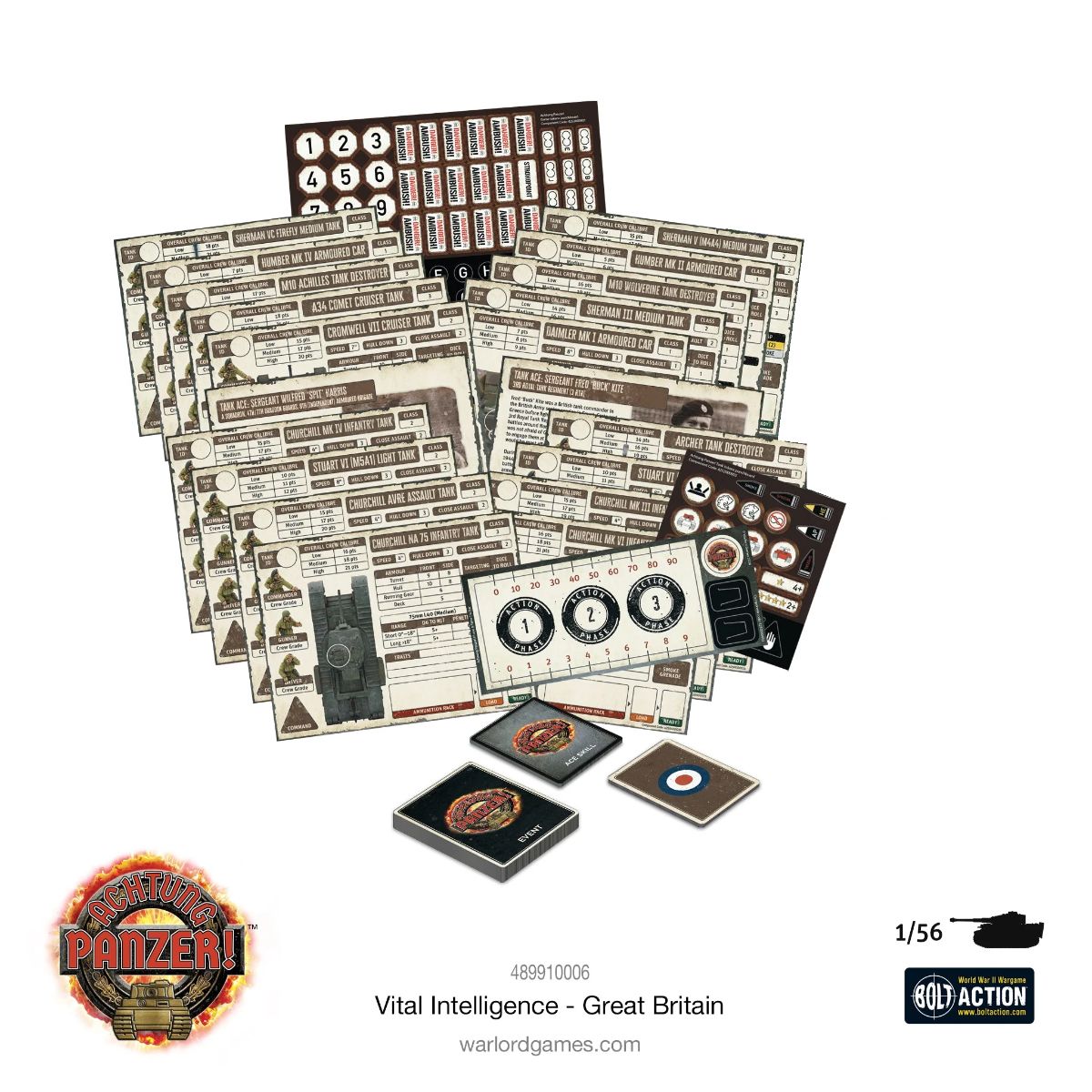 Achtung, Panzer! British Card bundle