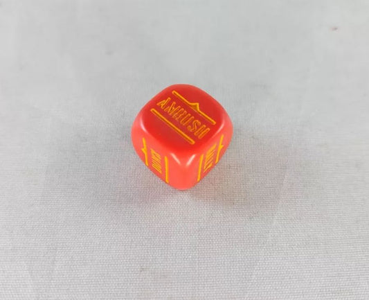 Bolt Action Orders Dice x1 - Red - Used