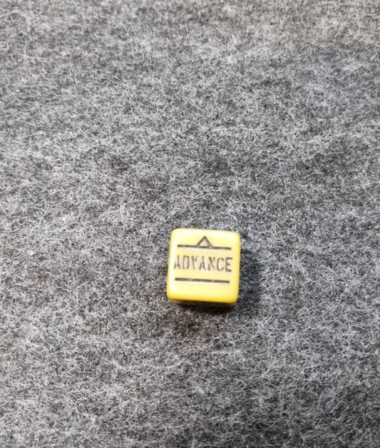Bolt Action Orders Dice x1 - Sand Square - Used
