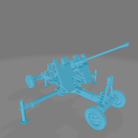 Polish Bofors 40mm AA - Combat