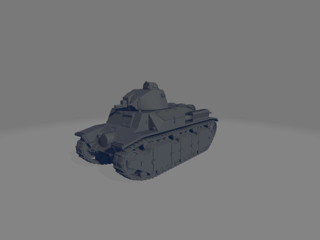French Renault Char D2