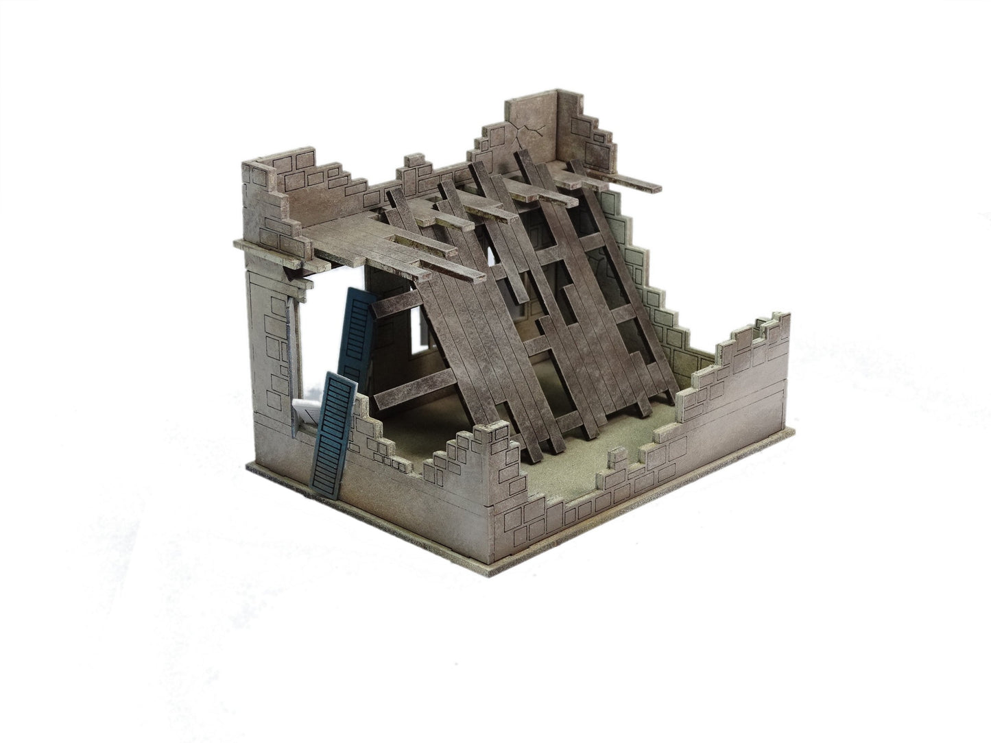 Small Destroyed North Africa House - Sarissa Precision/Bolt Action