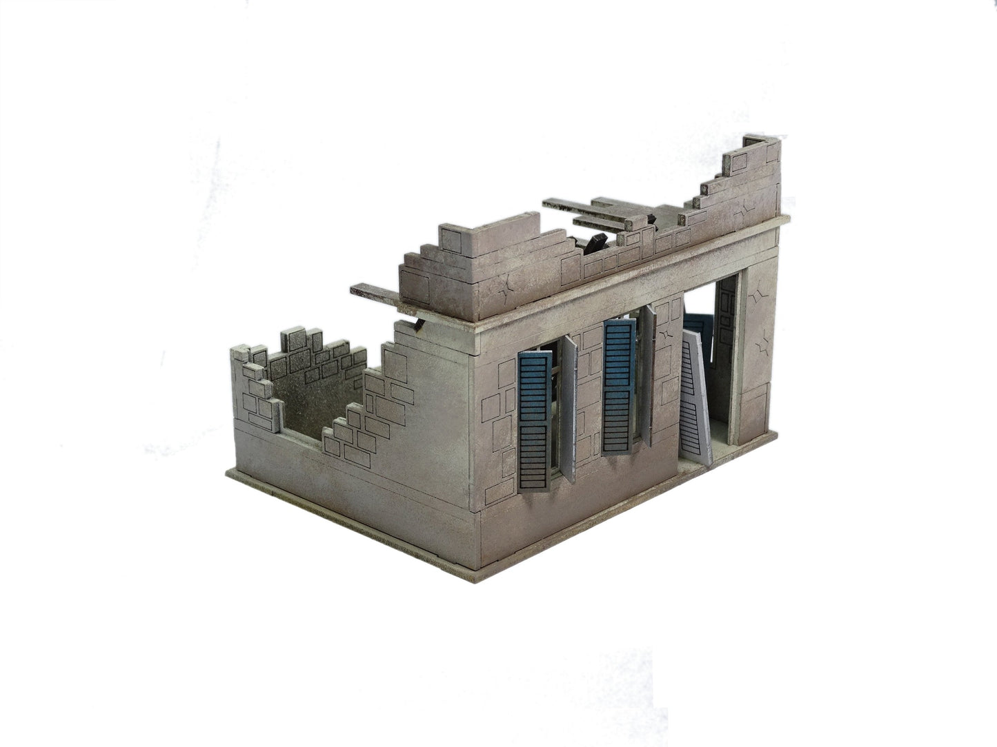 Small Destroyed North Africa House - Sarissa Precision/Bolt Action