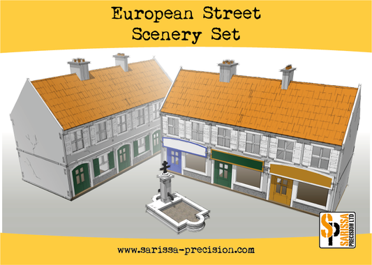 European Street Scenery Set - Sarissa Precision