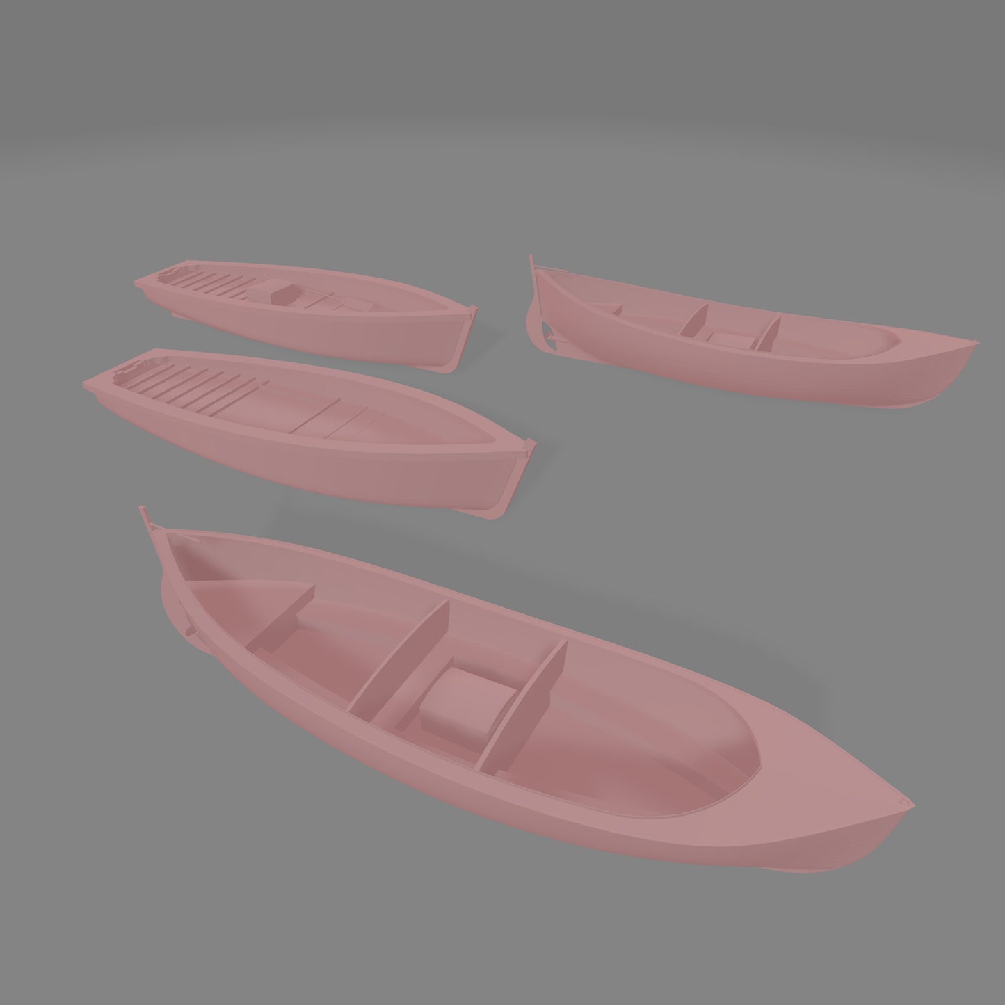 Italian Row Boat w. Hull Bundle - Commissioned