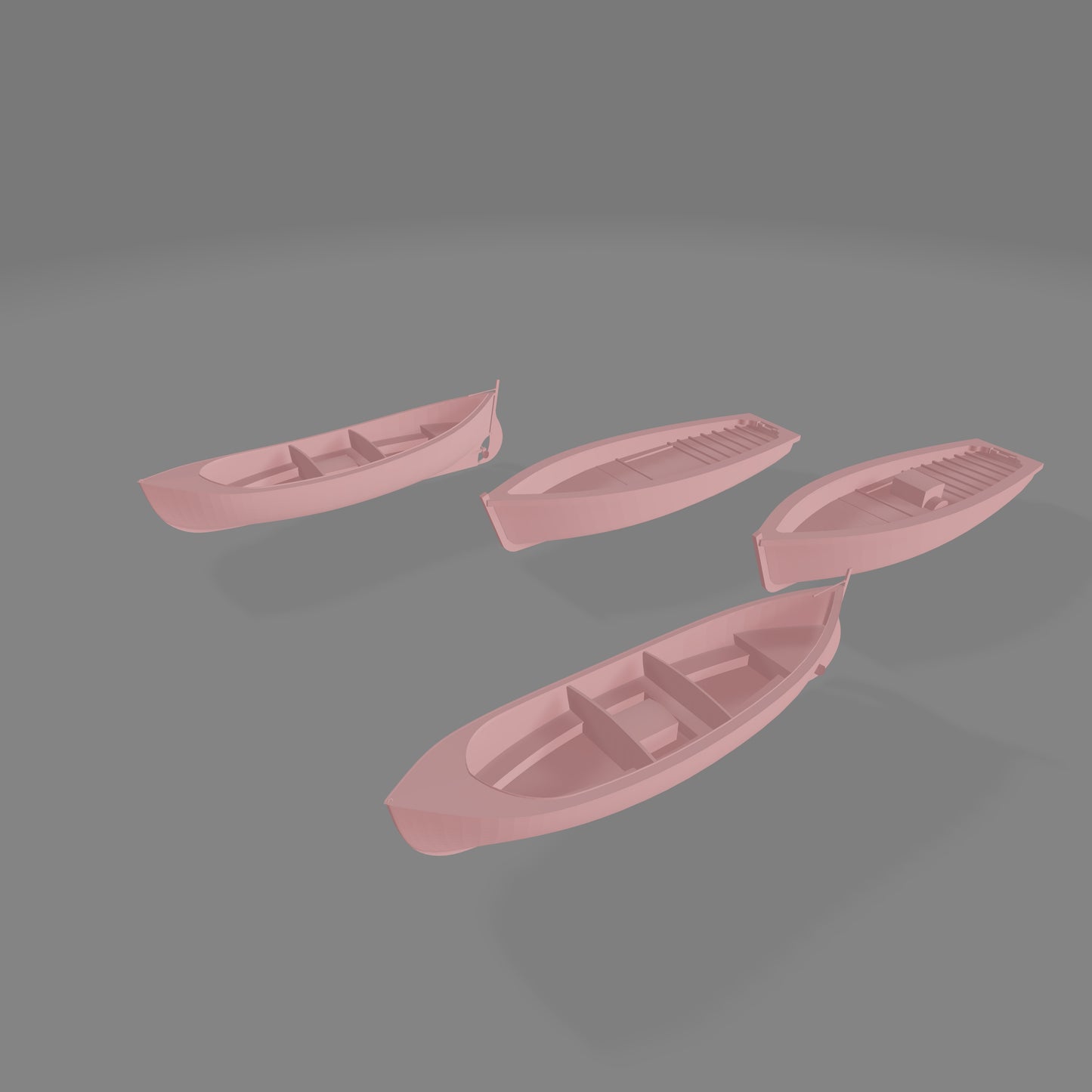 Italian Row Boat w. Hull Bundle - Commissioned