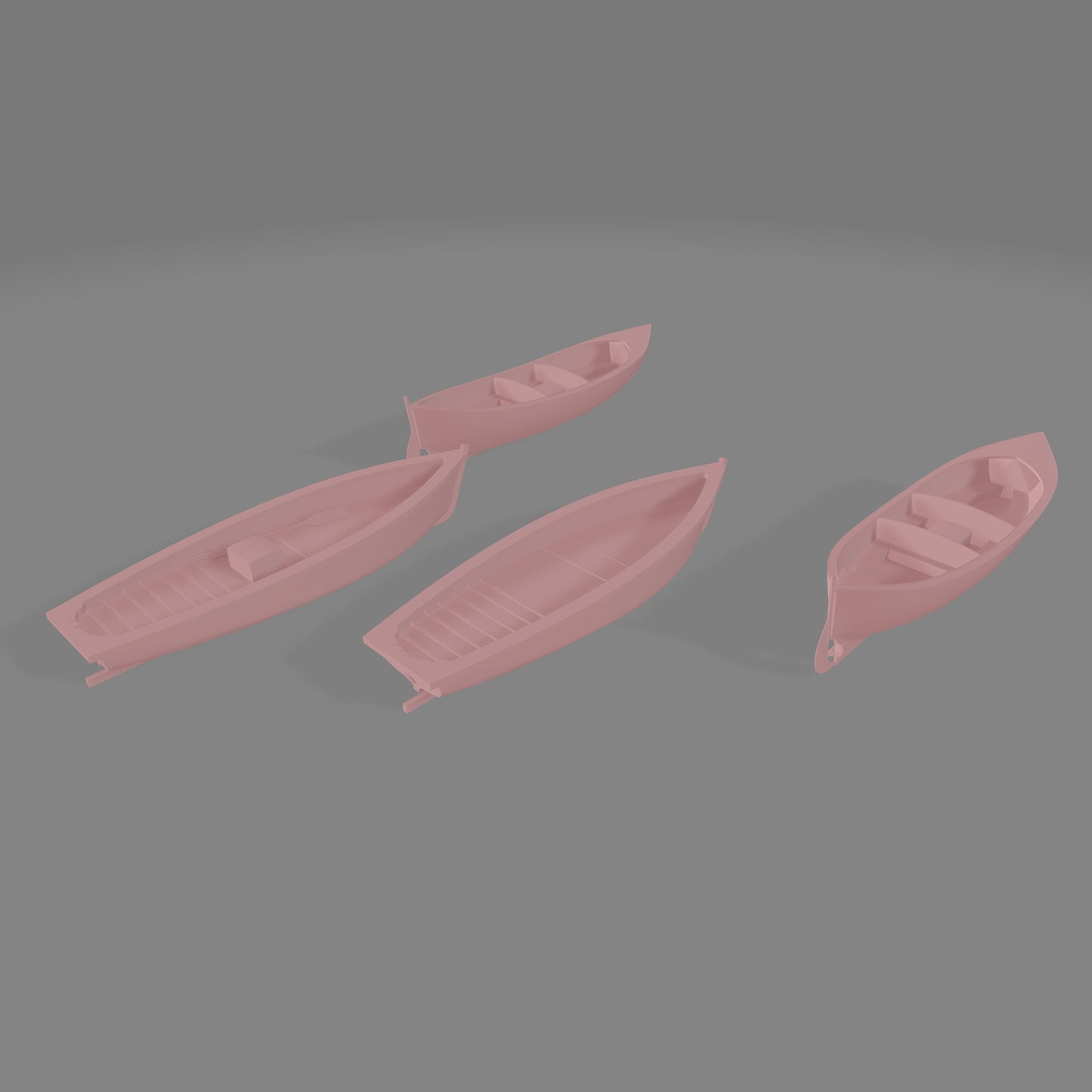 Italian Row Boat w. Hull Bundle - Commissioned