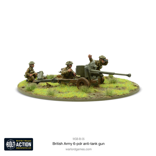 British Army 6 Pounder AT Gun - Bolt Action