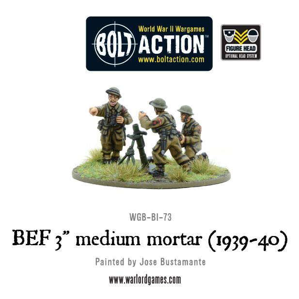 British BEF 3" Medium Mortar '39-'40 - Bolt Action